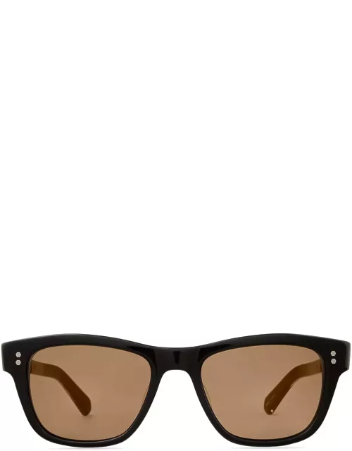 Mr. Leight Damone S Black-gunmetal/mojave Brown Polar Sunglasse