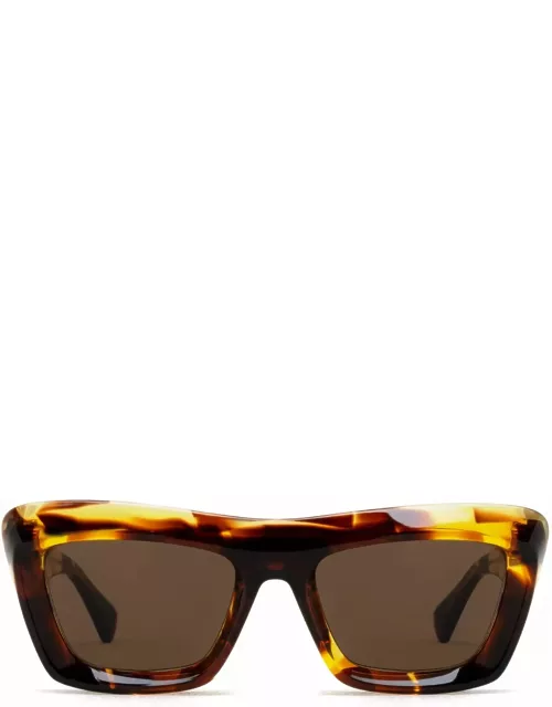 Bottega Veneta Eyewear Bv1283s Havana Sunglasse