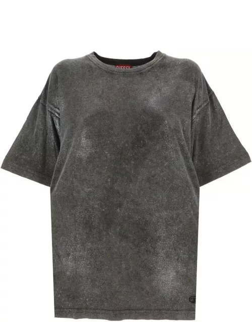 Diesel T-buxt Faded Metallic T-shirt
