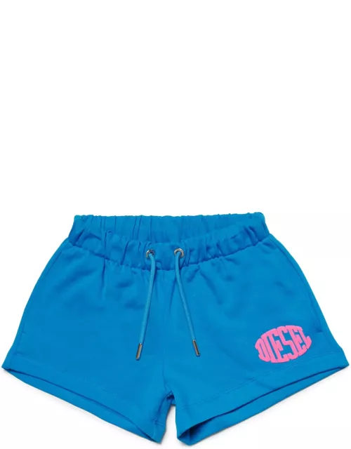 Paglife Shorts Diesel Fleece Shorts With Puffy Print
