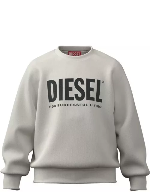 Diesel Lsfort Di Over Logo Printed Sweatshirt
