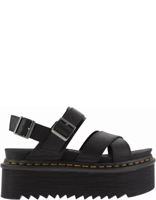 Dr. Martens Voss Ii Leather Sandals With Strap