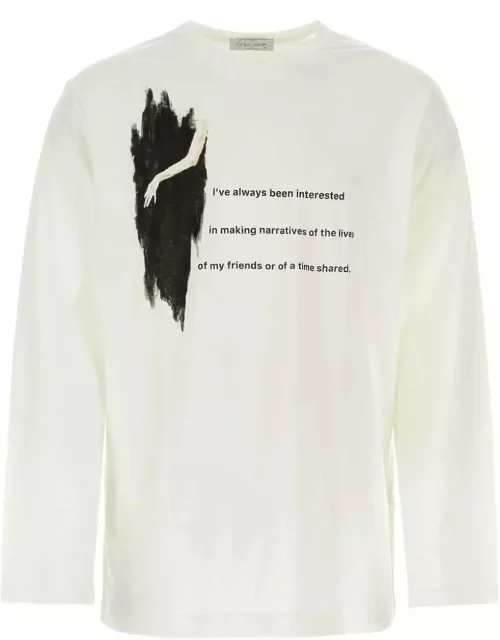 Yohji Yamamoto Graphic-printed Long-sleeved T-shirt