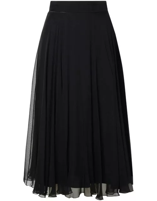 Dolce & Gabbana Chiffon Calf-length Circle Skirt