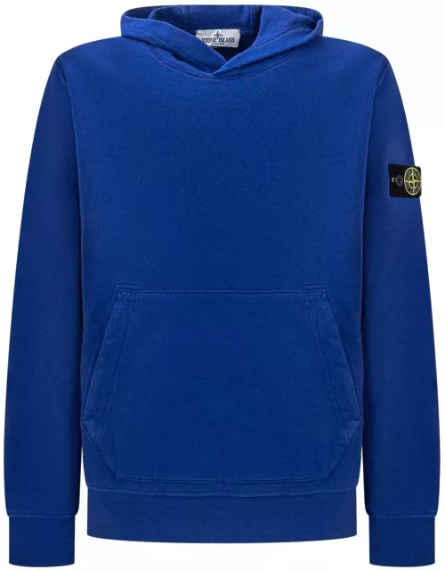 Stone Island Compass-patch Long-sleeved Hoodie