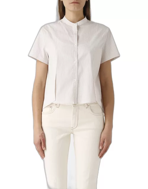 Fay Shirt M/c Rounded And Cut Shirt