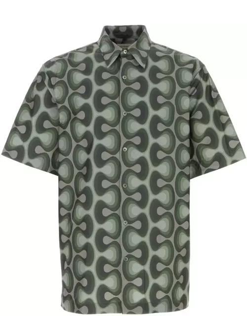 Dries Van Noten Short-sleeved Geometric Printed Shirt