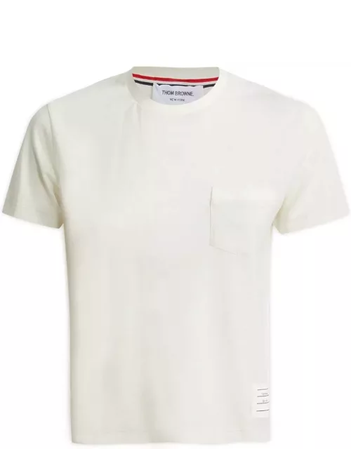 Thom Browne Chest Patch-pocket Crewneck T-shirt