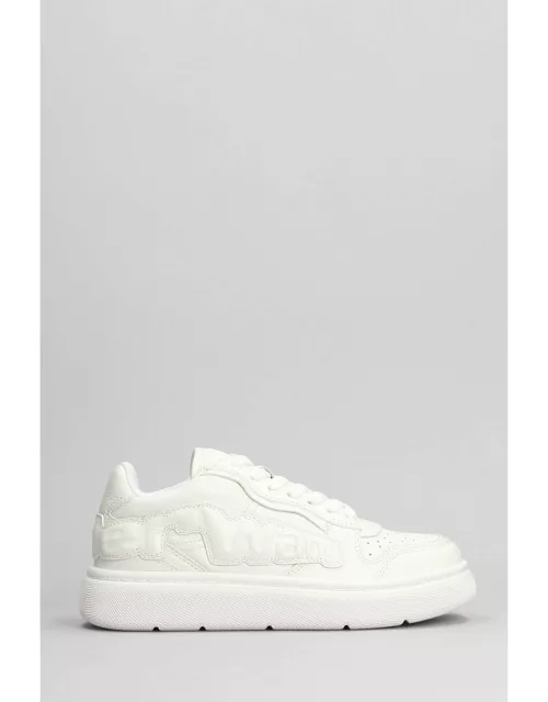 Alexander Wang White Leather Puff Sneaker