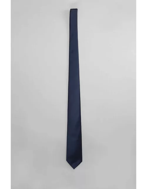 Emporio Armani Tie In Blue Silk