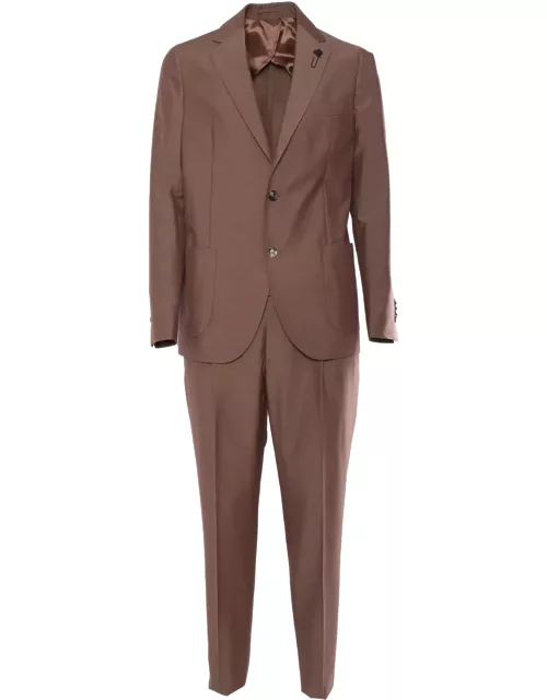 Lardini Elegant Brown Suit