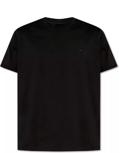Emporio Armani T-shirt With Lace Insert