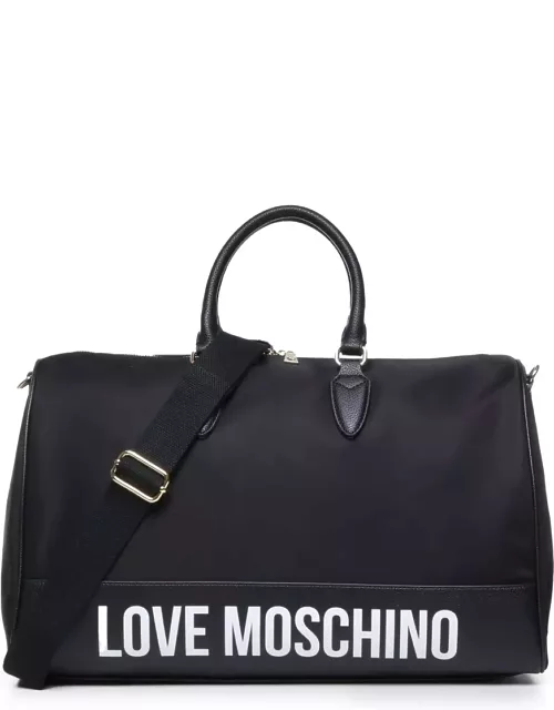 Love Moschino Duffle Bag With Print