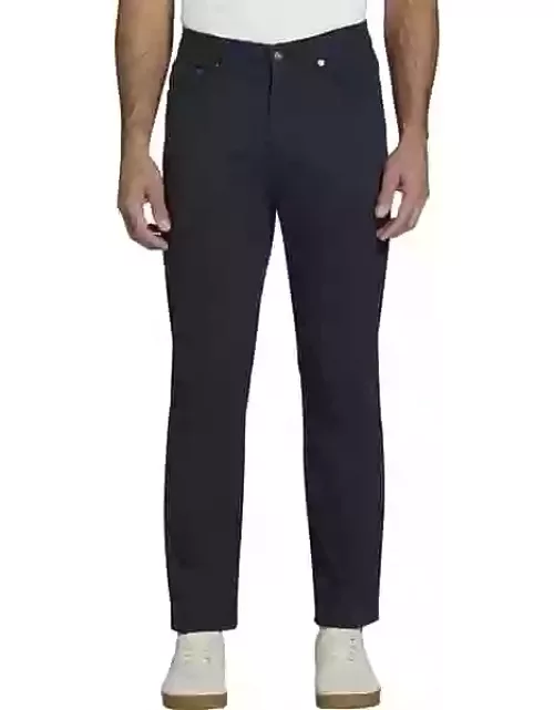 Joseph Abboud Men's Modern Fit 5-Pocket Pants Navy Solid