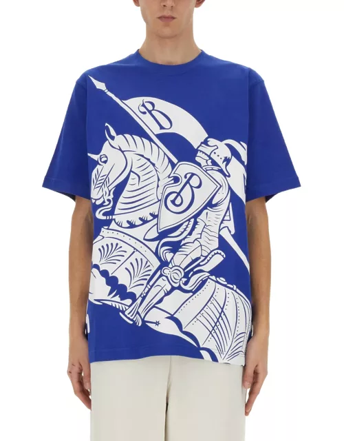 burberry equestrian knight print t-shirt