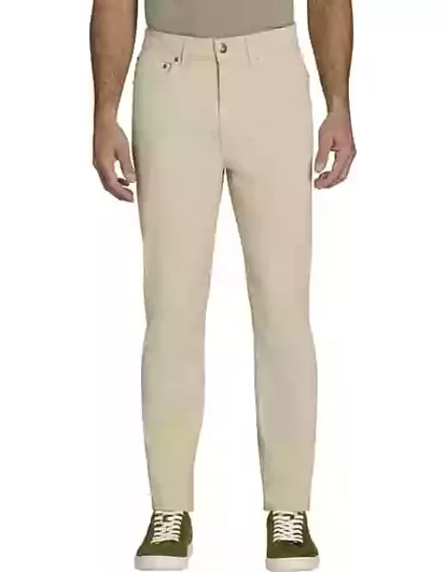 Joseph Abboud Men's Modern Fit 5-Pocket Pants Khaki