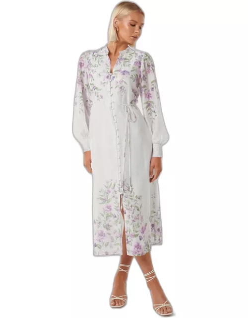 Forever New Women's Olympia Printed Shirt Dress in Alma Flora