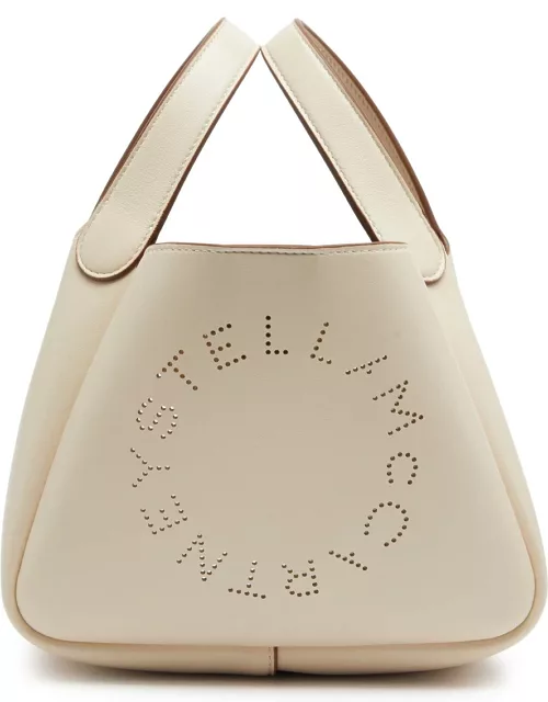 Stella Mccartney Stella Logo Faux Leather Cross-body bag - White
