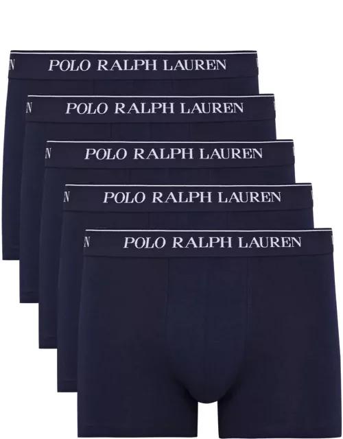 Polo Ralph Lauren Stretch-cotton Trunks - set of Five - Navy