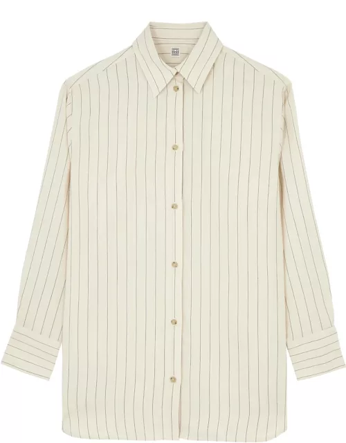 Totême Pinstriped Shirt - Cream - 40 (UK12 / M)