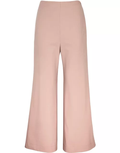 Harris Wharf London Flared Stretch-jersey Trousers - Rose - IT40 (UK8 / S)