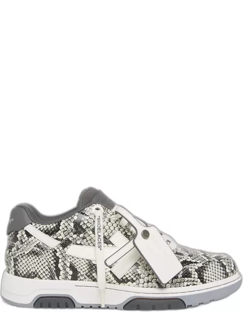 Out Of Office Python-Embossed Sneaker