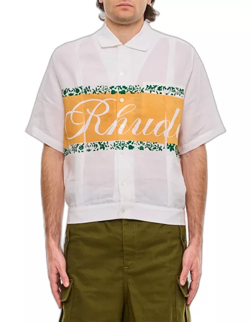 Rhude Linen Cuban Cotton Shirt