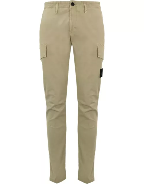 Stone Island Cargo Trousers 30604 Old Treatment