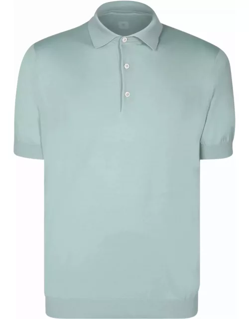 Lardini Jersey Sage Green Polo Shirt