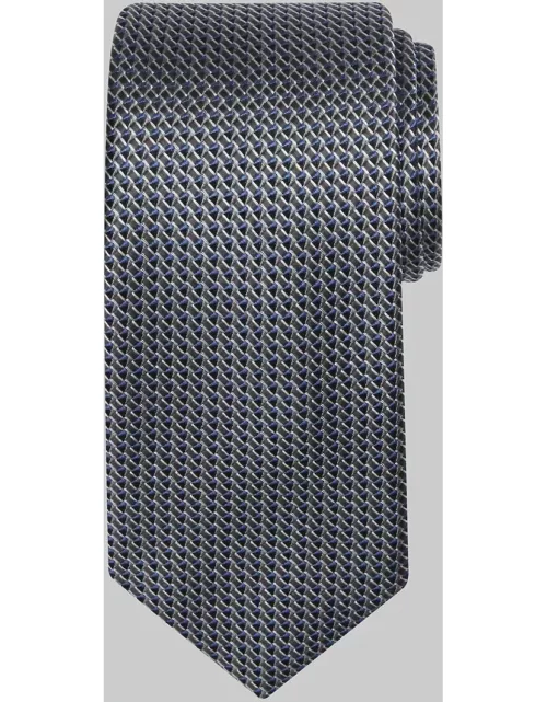 JoS. A. Bank Men's Traveler Collection Mini Geo Tie, Charcoal, One