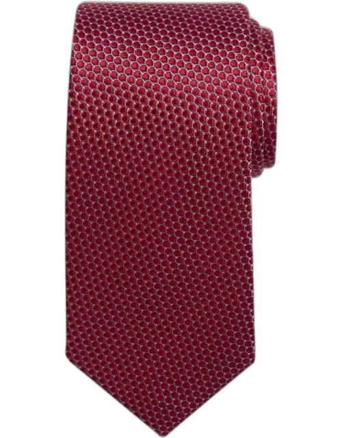 JoS. A. Bank Men's Traveler Collection Mini Shell Tie, Red, One