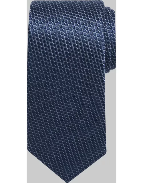JoS. A. Bank Men's Traveler Collection Mini Shell Tie, Navy, One