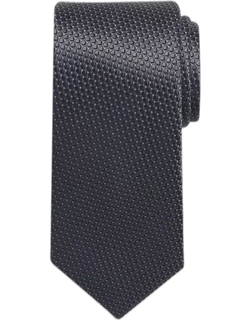 JoS. A. Bank Men's Traveler Collection Mini Shell Tie, Black, One