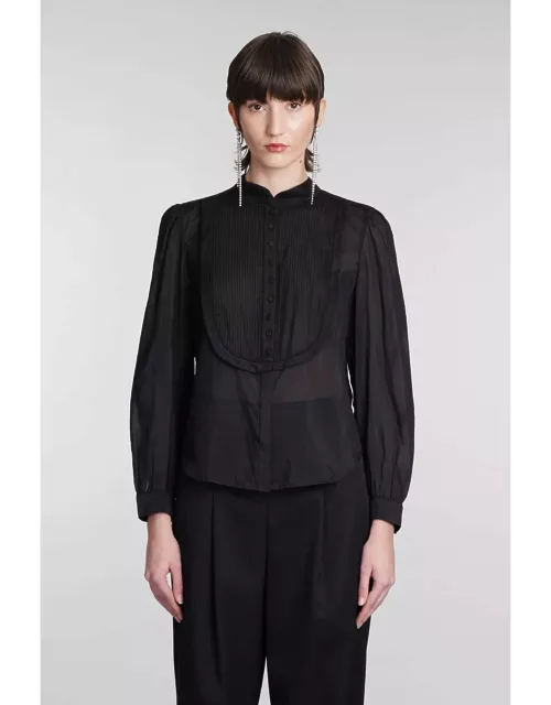 Isabel Marant Balesa Shirt In Black Cotton