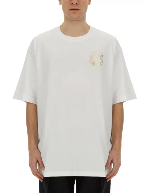 versace jeans couture t-shirt with logo