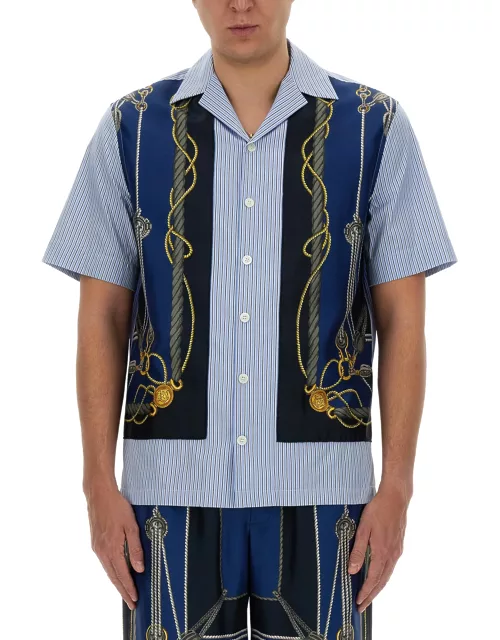 versace striped "nautical" shirt