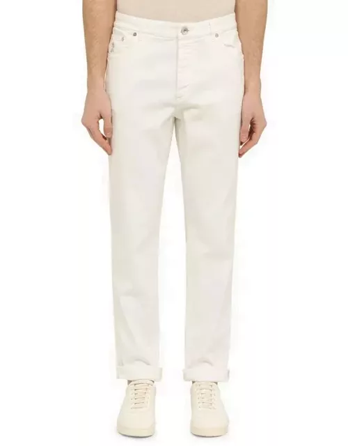 White regular jean