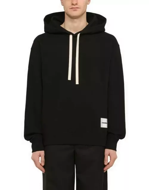 Wide black hoodie
