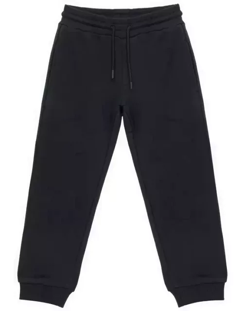 Navy blue cotton jogging trouser