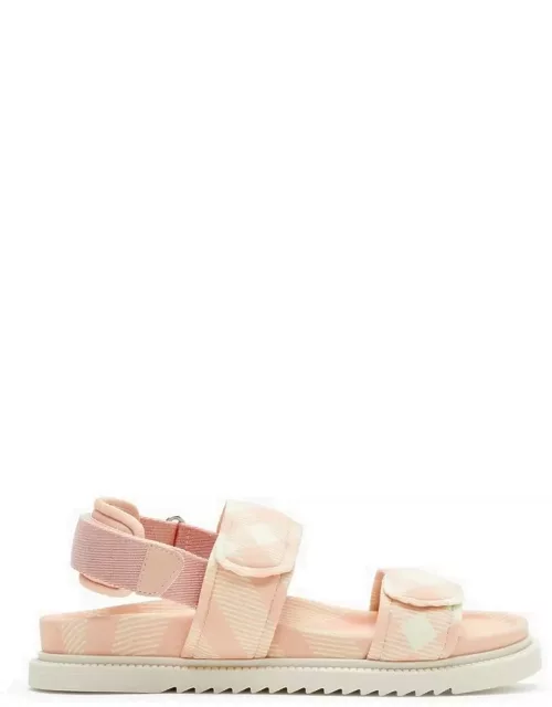 Petal pink sandal Vintage Check