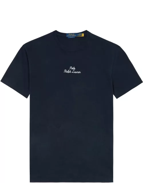 Polo Ralph Lauren Logo-embroidered Cotton T-shirt - Navy