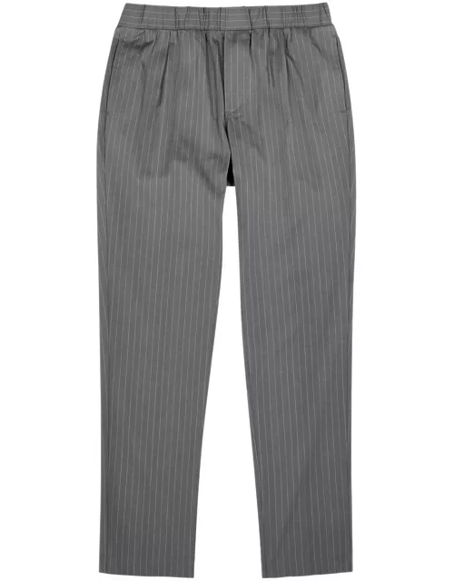 Paige Snider Pinstriped Trousers - Grey