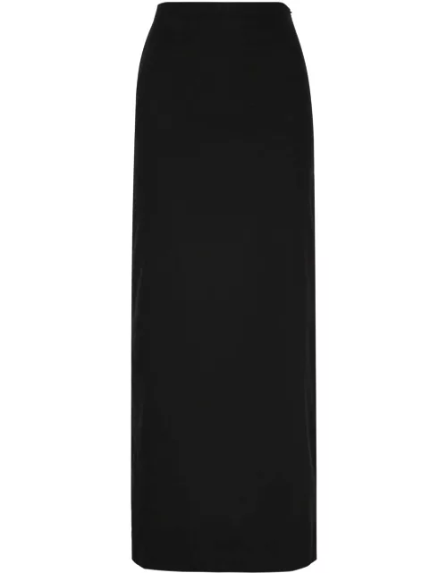Aexae Woven Maxi Skirt - Black - L (UK14 / L)