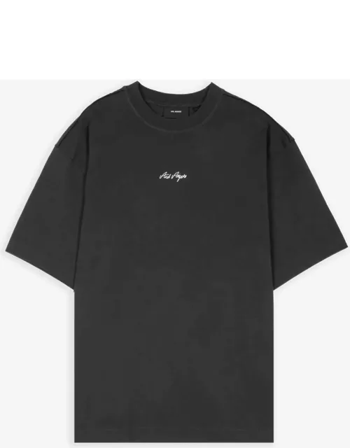 Axel Arigato Sketch T-shirt Faded black t-shirt with italic logo print - Essential T-shirt