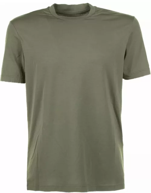 Altea Military Green Cotton T-shirt