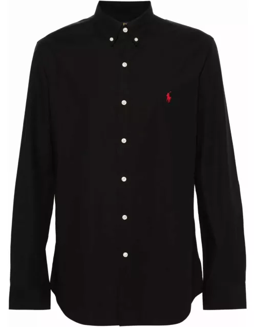 Ralph Lauren Black Cotton Blend Shirt
