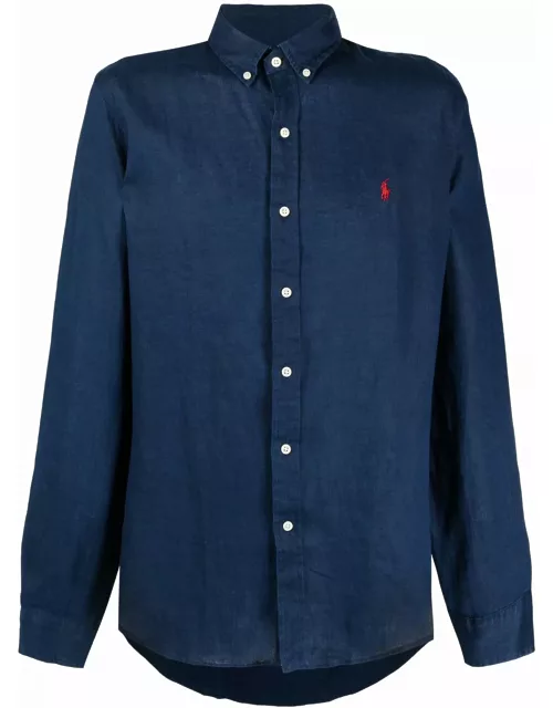 Ralph Lauren Blue Linen Shirt