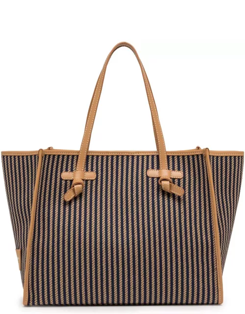 Gianni Chiarini Shopping Bag Herringbone Fabric