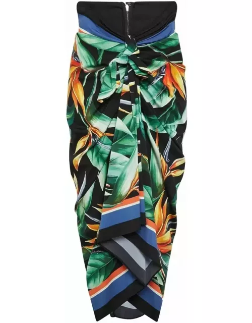 Dolce & Gabbana Longette Wrap-around Skirt