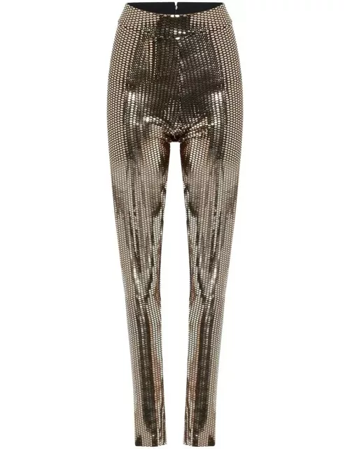 Dolce & Gabbana Metallic-effect Legging